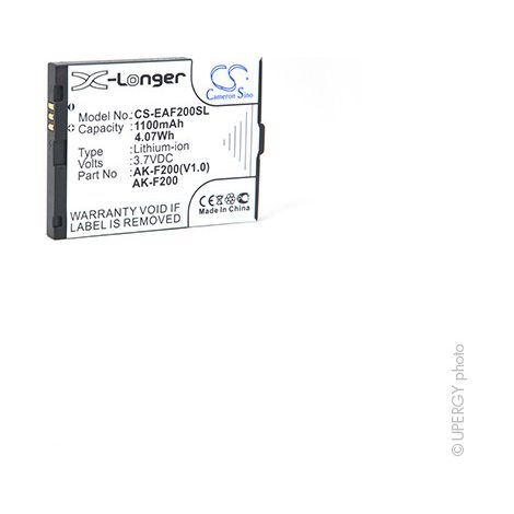 NX - Batterie téléphone, smartphone, GSM pour Emporia 3.7V 1100mAh - AK-F200AK-F200(V1. (1/4)