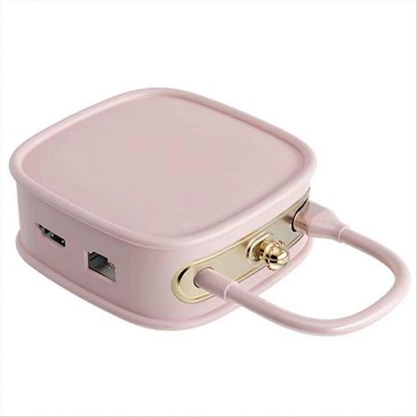 Station d'accueil pour pied de télévision avec hub 10 en 1 USB Type-C vers USB-C 60 Hz. (1/5)