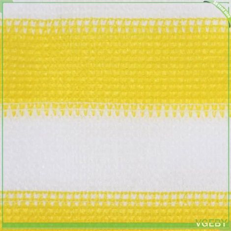 Écran de balcon - FAFEICY - 310882 - Jaune et blanc - 120 x 500 cm - 160 g/m² (1/4)