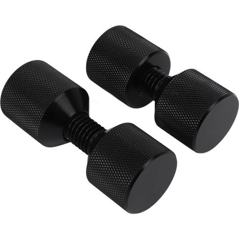 Set di 2 perni a due fori, da 1 a 1/8 di pollice, filettatura in alluminio, perno di allineamento flangia a 2 fori, utensili per tubazioni flangiate ASME da 150 libbre, da 1/2 a 14 di pollice -Crezuo