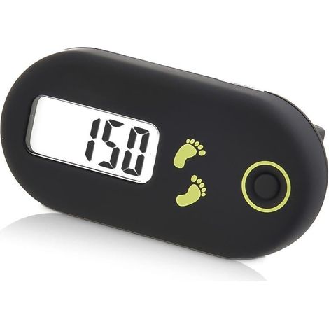 Mini podomètre clip 3D numérique compteur calories, portable, jogging/randonnée/course/marche (1/5)