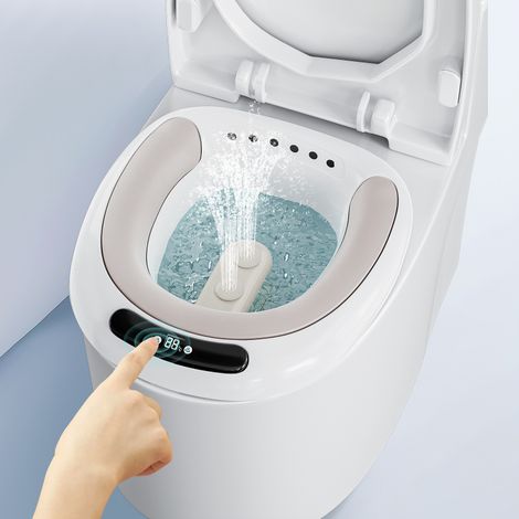 Bain de siège électrique, bassin de bain de siège électrique portable, bassin d'hygiène féminine multifonctionnel pour la maison