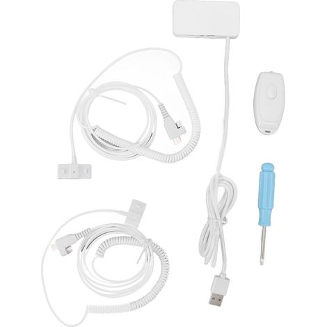 Lot antivol pour téléphone avec alarme 110-130dB, télécommande incluse, idéal pour centres commerciaux numériques, modèle T Head. (1/5)