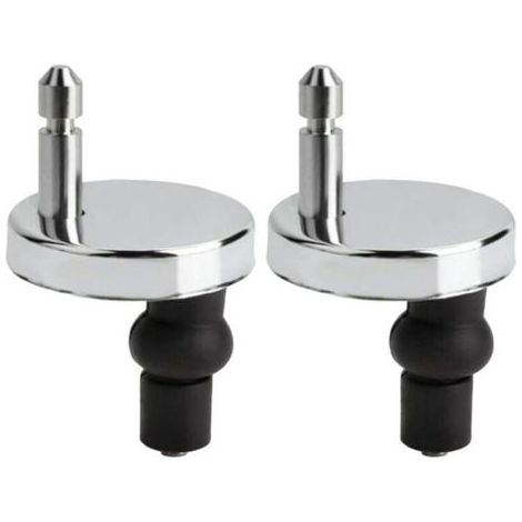 Lot de 2 Fixation Abattant WC Universelles Abattant de Toilettes à Charnière Couvercle de Toilettes Abattant Fixations,Convient à Toutes Sortes de Styles de Toilettes,Montage Facile (1/5)