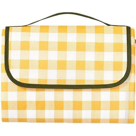 Manta picnic 150 x 200 cm, impermeable aislante, esterilla playa plegable XXL, alfombra hecha tela Oxford duradera tres capas acampar, verde (1/4)