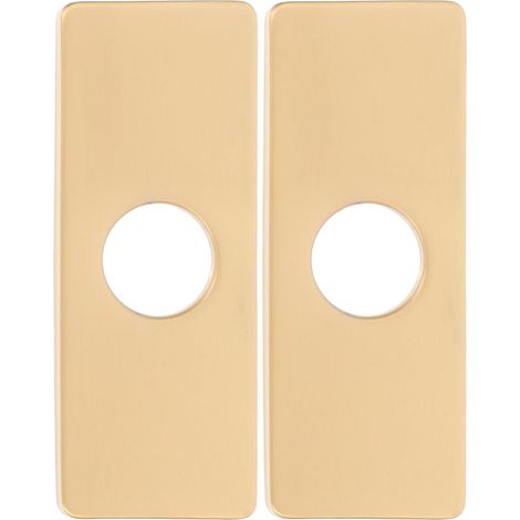 2 pièces Plaque de Recouvrement Robinet Acier (1/5)
