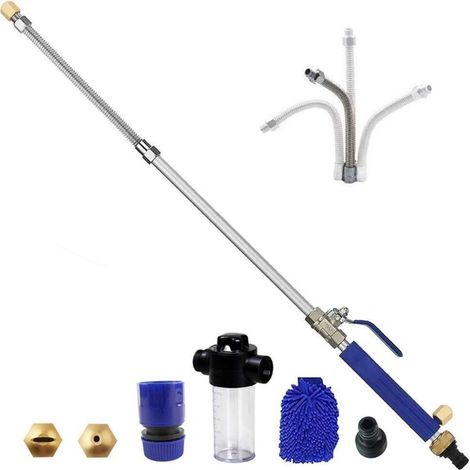 Buse de tuyau haute pression avec canon à mousse pour l'arrosage automatique des fenêtres, tuyau d'arrosage flexible pour le jardin domestique (1/5)