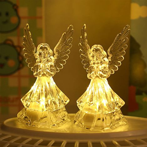 Lampe À Vent - Veilleuse De Noël À LED - Décoration Festive Pour Intérieur - Bureau Salon Chambre - 9,5 x 5 x 4 cm - 1 Pièce (1/5)