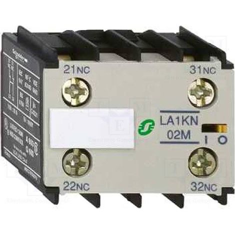 Telemecanique LA1KN11 - auxiliary contact block - 1F+1O - screw-clamp terminals - Tesys