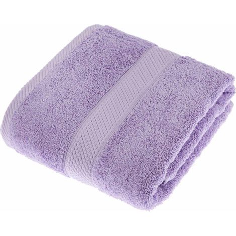 HOMESCAPES Turkish Cotton Lilac Bath Towel