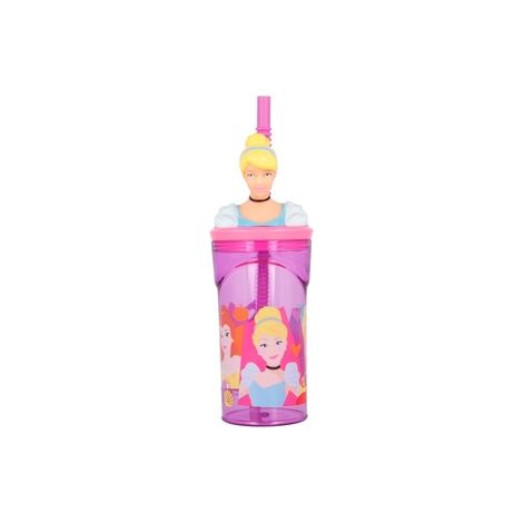 Vaso 3D Princesas Disney 23x7cm.
