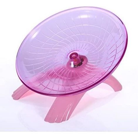 Roue D Exercice - 18 Cm - Antidérapante - Silencieuse - Pour Hamster Et Petits Rongeurs - 1 Piece (1/4)