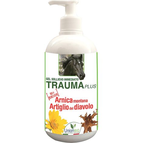 Gel de secours immédiat TRAUMA PLUS à l'arnica et à la griffe du diable 500 ml
