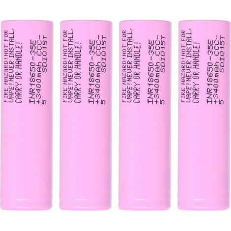 4x Samsung INR18650-35E 3500mAh 3,7V - 18650 Akku (1/5)