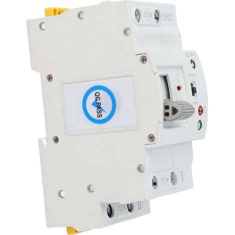 Interrupteur de transfert automatique 2P 63A ATS double alimentation pour générateur et réseau électrique (1/5)