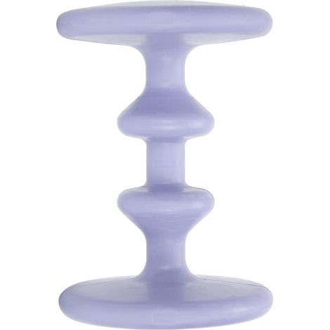 Rouleau de massage des pieds portable pour la relaxation musculaire, le soulagement du stress et de la douleur, masseur de pieds de bureau violet. (1/5)