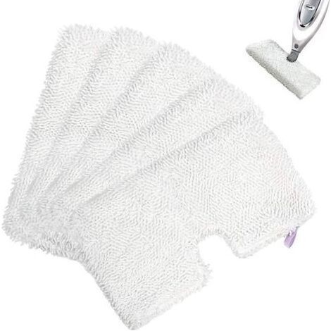 Lot de 5 tampons de vadrouille pour Shark S3501 S3550 S3601 S3601D S3801 S3801CO S3901 S2901 S2902 S4601 S4701 SE450, vadrouille à vapeur en microfibre, réutilisable (1/2)