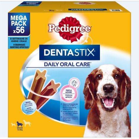pedigree - dentastix snack igiene orale medium, 56 pz