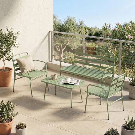 Cisaille à haie, ensemble de 2 pièces : cisaille de jardin, longueur de lame 90 cm, cisaille à branches avec lames métalliques, manche extensible