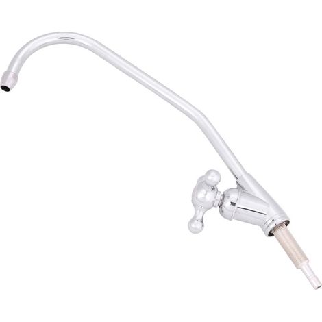 1/4" verchromter Küchenwasserhahn aus Zinklegierung für Umkehrosmose-Trinkwasserfilter (RO) (1/4)