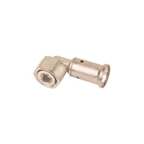 Codo de latón de 20 x 3/4 con tuerca suelta HENCO - 34P-2005-CS
