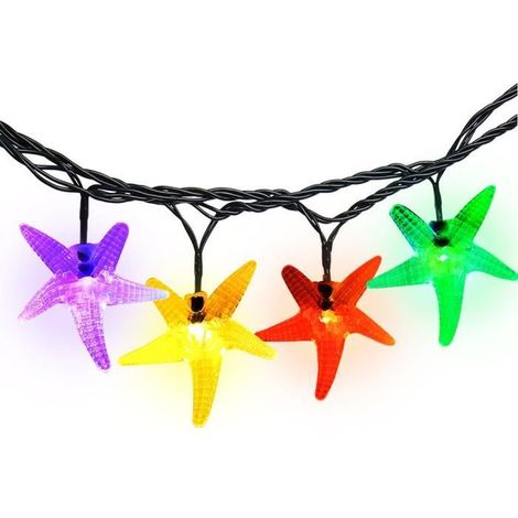 20LED Lampe solaire IP64 Etanche multi-couleur décoration pour Jardin, arbre de Noël etc