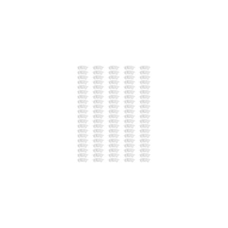 Lot de 100 clips de support pour plantes grimpantes en plastique résistant, pour une croissance verticale et une fixation optimale. Convient également aux tomates, aux vignes et aux légumes. (1/5)