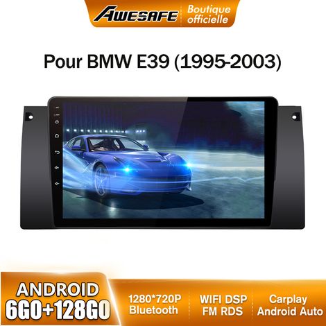 AWESAFE Autoradio Android 13 pour BMW 5er E39 X5 M5 E53 (1996-2003) 6Go+128Go 9'' écran Tactile Carplay GPS Bluetooth Android Auto (1/5)