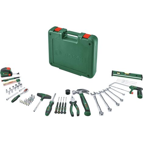 Set di utensili manuali Bosch, 63 pezzi (1/2)