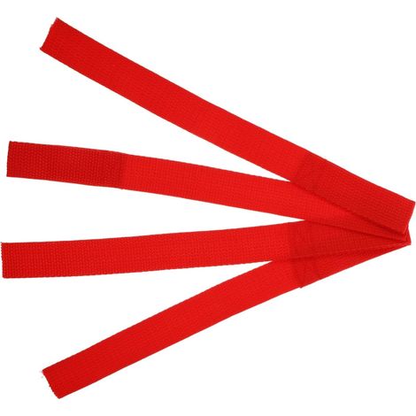 4Pcs Heavy Duty Red Polyester Winch Strap Tow Rope with Hooks for Vehicles and Cargo, Versatile Use and Efficient Handling Towing Strap for Trailer and-Road Recovery (1/5)