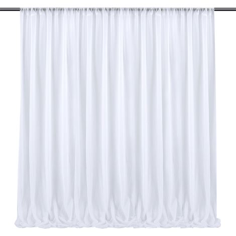 Rideau de fond de mariage, arche romantique, décoration de draperie pour cérémonie et fête (1/5)