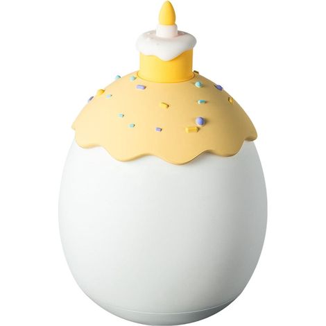 Veilleuse En Forme D Oeuf - Veilleuse En Silicone Avec Activation Par Tapotement - Pour Chambre À Coucher Et Décoration Intérieure - 1 Pièce (1/5)