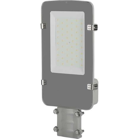 Farola LED Samsung V-TAC de 50 W, gris, blanco natural, IP65