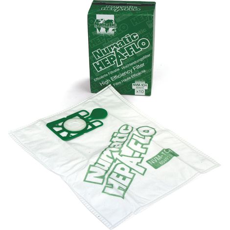 Jeu de 10 sacs de 20 litres HEPAFLO