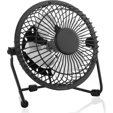Ventilateur de bureau 24x23cm 8 pouces Petit ventilateur USB en fer et aluminium mini ventilateur portable électrique