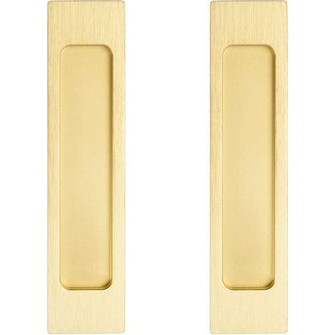 Set of 2 Sliding Barn Door Handles for Cupboard Pocket, Recessed - 150 mmHigh quality enhances quality of life. (1/5)