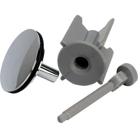 Bouchon universel pour lavabo de salle de bain, bouchon de vidange escamotable de 40 mm, bouchon amovible et réglable manuellement. (1/5)