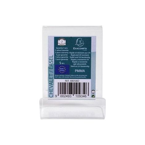 Chevalet support - Taille S - Transparent - Exacompta (1/5)