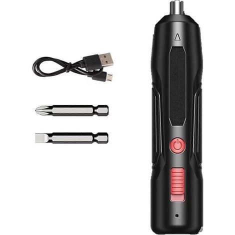 Mini tournevis électrique sans fil rechargeable 7,8 V avec embouts de perçage (1/5)