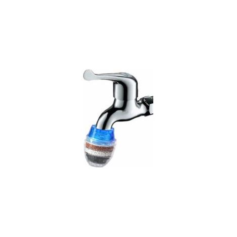 3-fach-Wasserfilter, 5-lagige Aktivkohle, Leitungswasserfilter, Blau + Grün + Orange - Crezuo (1/4)