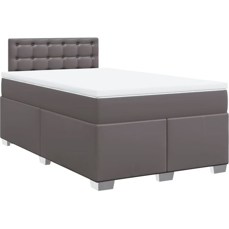 Maison Exclusive - Boxspringbett mit Matratze Grau 120x200 cm Kun