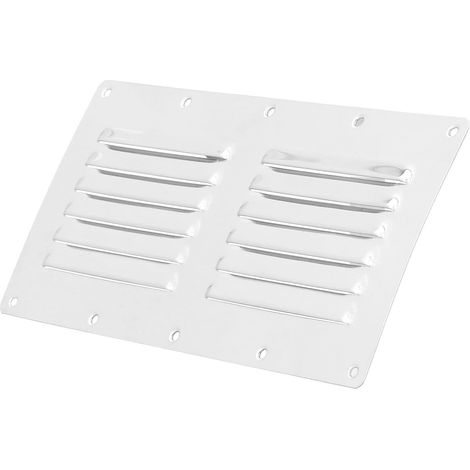 231 x 115 mm Lüftungsgitter – Edelstahl – Wärmeableitung für Yachten und Wohnmobile – Für Badezimmer – Heckgitter aus Stahl – Luftauslassgitter für Fahrzeuge (1/5)