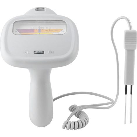 Restchlor-Detektor – Schwimmbadwasserqualitätsprüfer – pH-Wert und Chlorgehalt – 19 x 12 cm – 231 g (1/5)