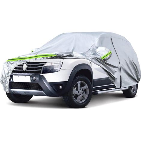 Autoabdeckung für Dacia Duster 2010-2025, Allwetterschutz mit Reißverschluss und Schloss (1/5)