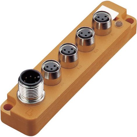 Lumberg Automation SBS4/LED 3 12124 Scatola sensore attuatore passiva Distributore M8 con filettatura in metallo 1 pz.
