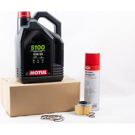Kit Entretien Vidange Standard pour MOTO GUZZI V100 1000 MANDELLO de 2022 à 2024 - MOTUL 5100 10W50 4L
