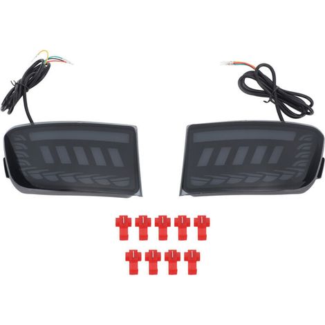 Feu arrière pare-chocs 3 fonctions étanche IP67 pour Toyota Land Cruiser Prado J120 Noir fumé,de DEBUNS