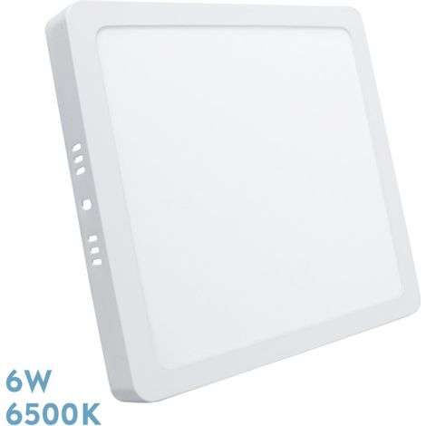 FABRILAMP Downlight Surface Square Selenite 6w 6500k White 540 Lm 2,8x12x12 Cm