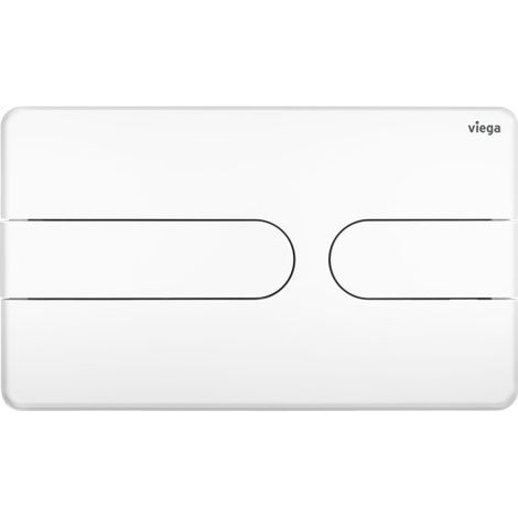 Viega WC Betätigungsplatte VfS 23 8613.1 aus Kunststoff in weiß alpin (1/4)