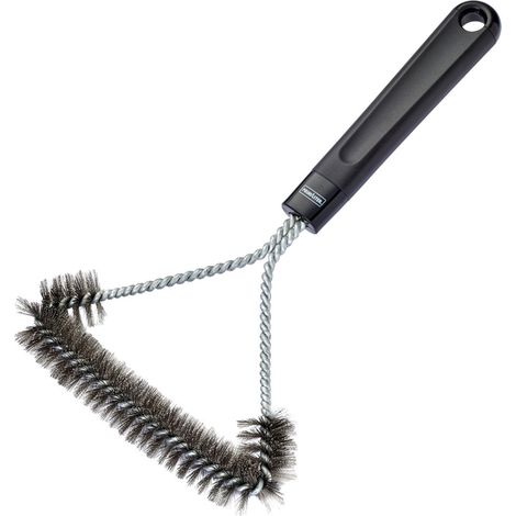 Primaster Grillbürste dreiseitig Stahl 31 cm